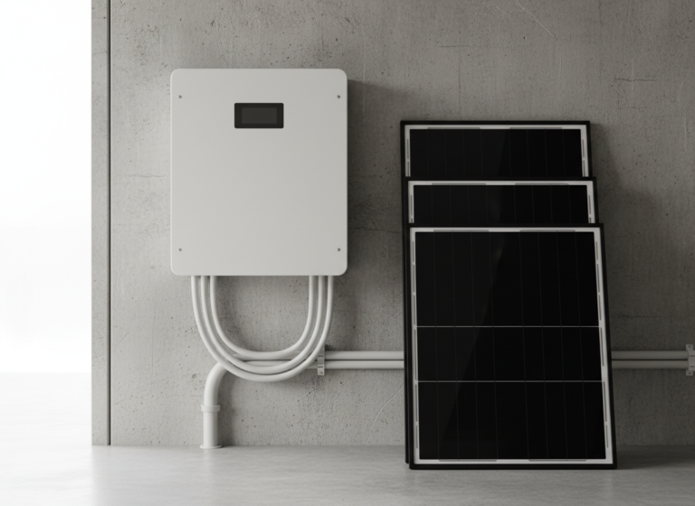 Inversor y placas solares